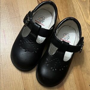 Buster Brown Black Leather Toddler Mary Janes